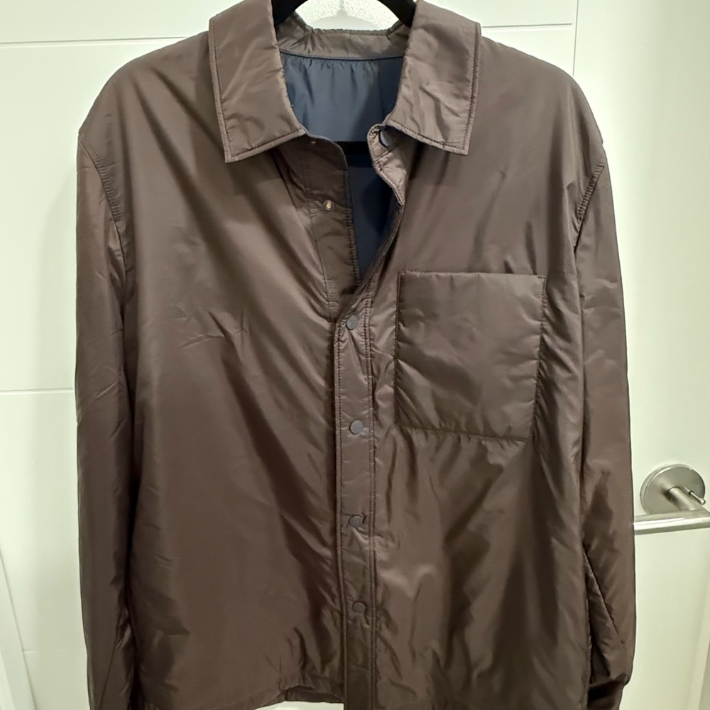 Men's Lightweight Brown Shirt Jacket